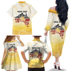 First Nations NAIDOC Week 2026 Personalized Family Matching Off The Shoulder Long Sleeve Dress and Hawaiian Shirt Aussie Zodiacs