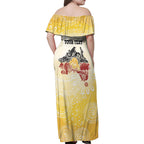 First Nations NAIDOC Week 2026 Personalized Family Matching Off Shoulder Maxi Dress and Hawaiian Shirt Aussie Zodiacs