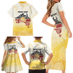 First Nations NAIDOC Week 2026 Personalized Family Matching Short Sleeve Bodycon Dress and Hawaiian Shirt Aussie Zodiacs