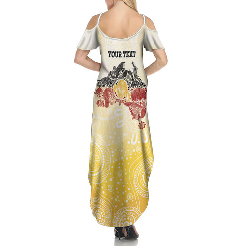 First Nations NAIDOC Week 2026 Personalized Family Matching Summer Maxi Dress and Hawaiian Shirt Aussie Zodiacs