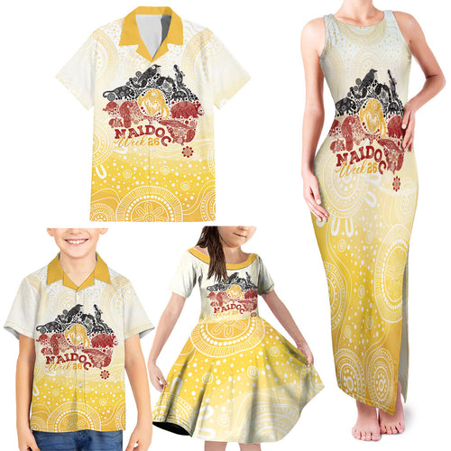 First Nations NAIDOC Week 2026 Personalized Family Matching Tank Maxi Dress and Hawaiian Shirt Aussie Zodiacs