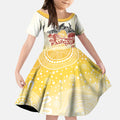 First Nations NAIDOC Week 2026 Personalized Kid Short Sleeve Dress Aussie Zodiacs