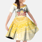 First Nations NAIDOC Week 2026 Personalized Kid Short Sleeve Dress Aussie Zodiacs