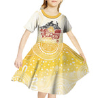 First Nations NAIDOC Week 2026 Personalized Kid Short Sleeve Dress Aussie Zodiacs