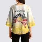 First Nations NAIDOC Week 2026 Personalized Kimono Sleeve Blouse Aussie Zodiacs