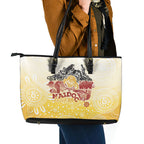 First Nations NAIDOC Week 2026 Leather Tote Bag Aussie Zodiacs