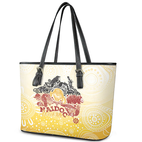 First Nations NAIDOC Week 2026 Leather Tote Bag Aussie Zodiacs
