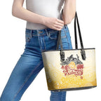 First Nations NAIDOC Week 2026 Leather Tote Bag Aussie Zodiacs