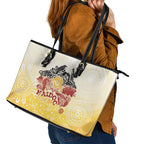 First Nations NAIDOC Week 2026 Leather Tote Bag Aussie Zodiacs