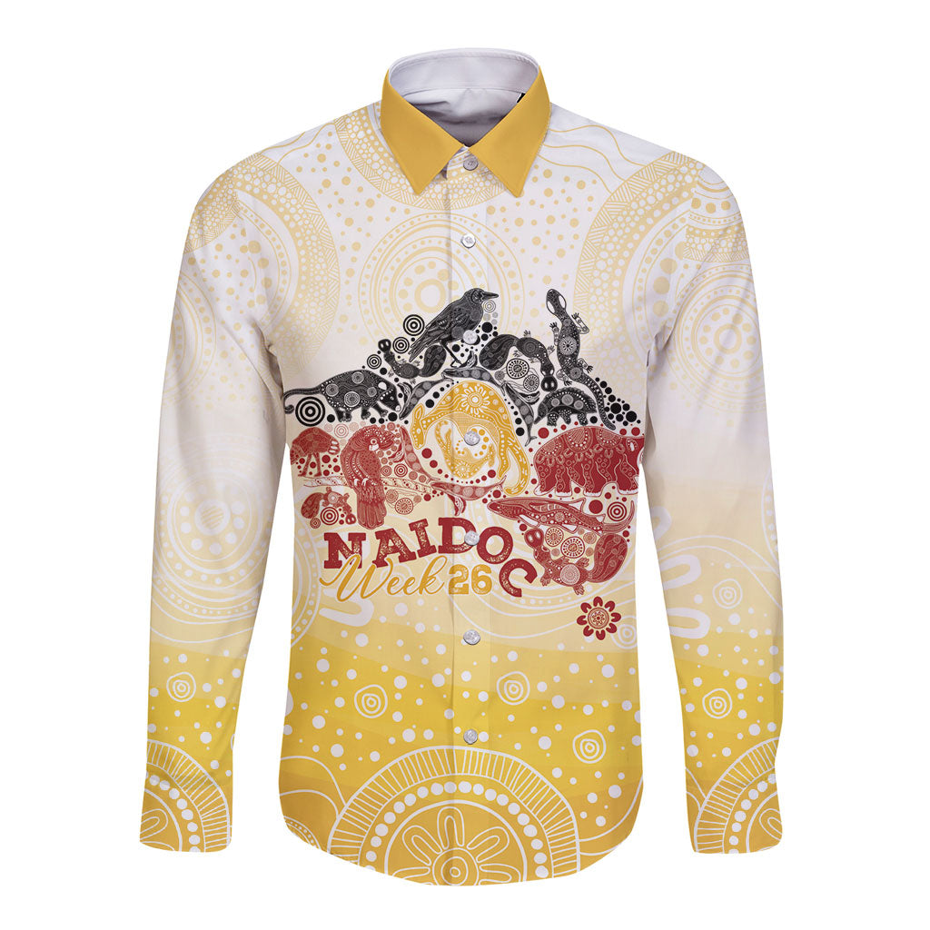 First Nations NAIDOC Week 2026 Personalized Long Sleeve Button Shirt Aussie Zodiacs
