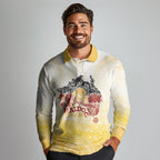 First Nations NAIDOC Week 2026 Personalized Long Sleeve Polo Shirt Aussie Zodiacs