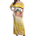 First Nations NAIDOC Week 2026 Personalized Off Shoulder Maxi Dress Aussie Zodiacs