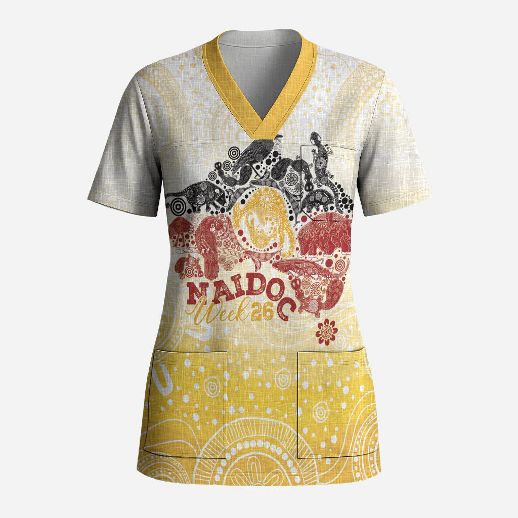 First Nations NAIDOC Week 2026 Personalized Scrub Top Aussie Zodiacs