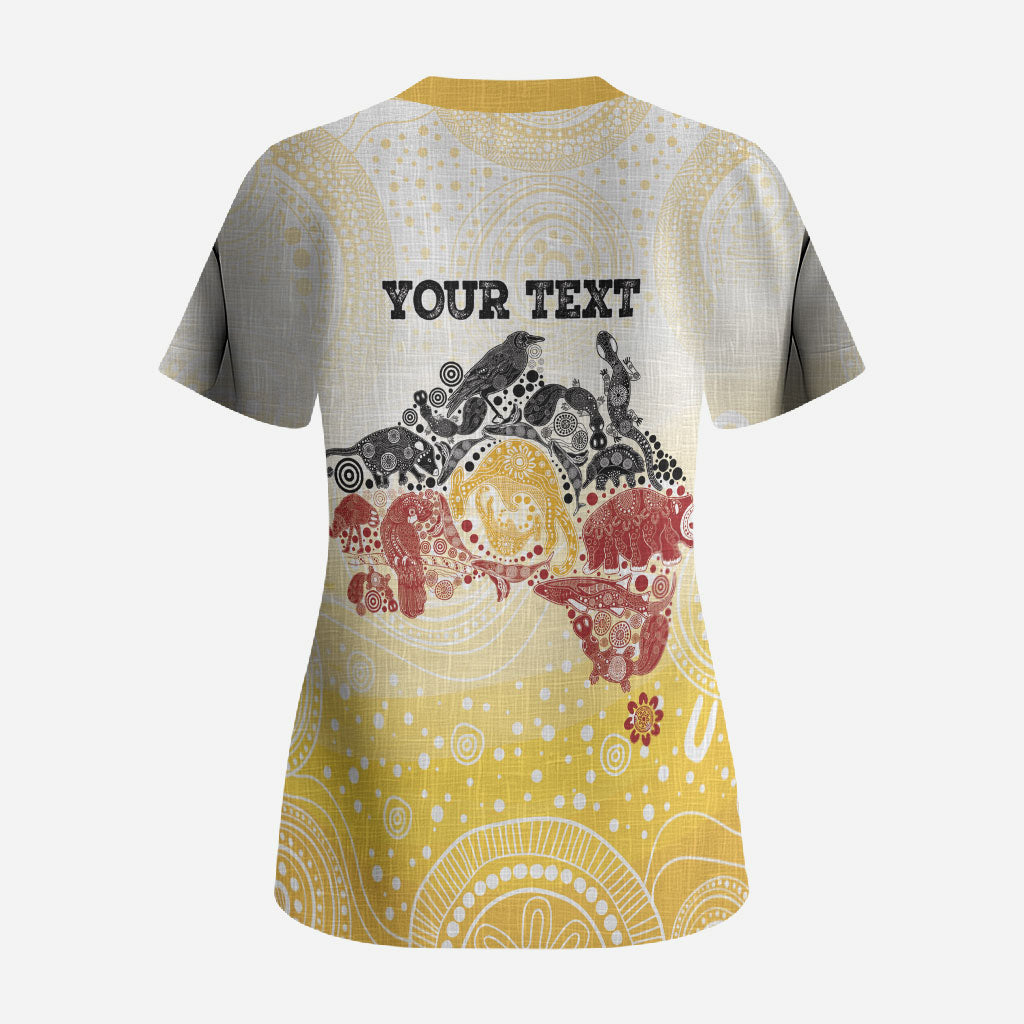 First Nations NAIDOC Week 2026 Personalized Scrub Top Aussie Zodiacs
