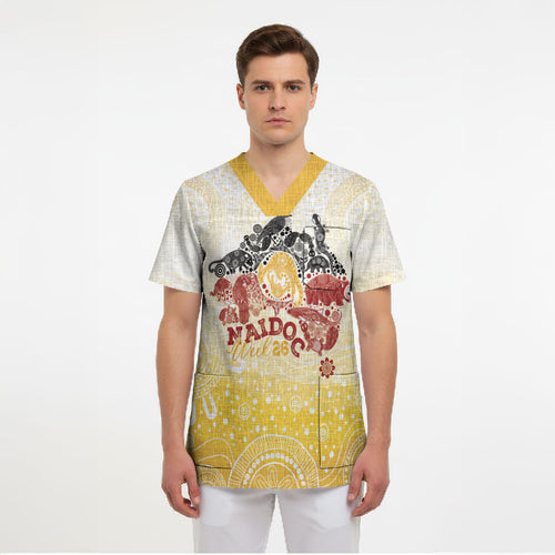 First Nations NAIDOC Week 2026 Personalized Scrub Top Aussie Zodiacs
