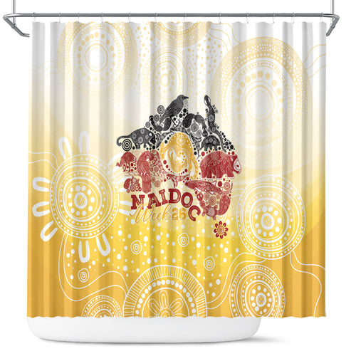 First Nations NAIDOC Week 2026 Shower Curtain Aussie Zodiacs