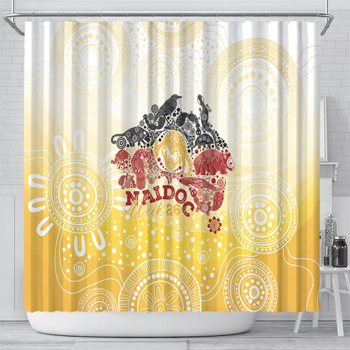First Nations NAIDOC Week 2026 Shower Curtain Aussie Zodiacs