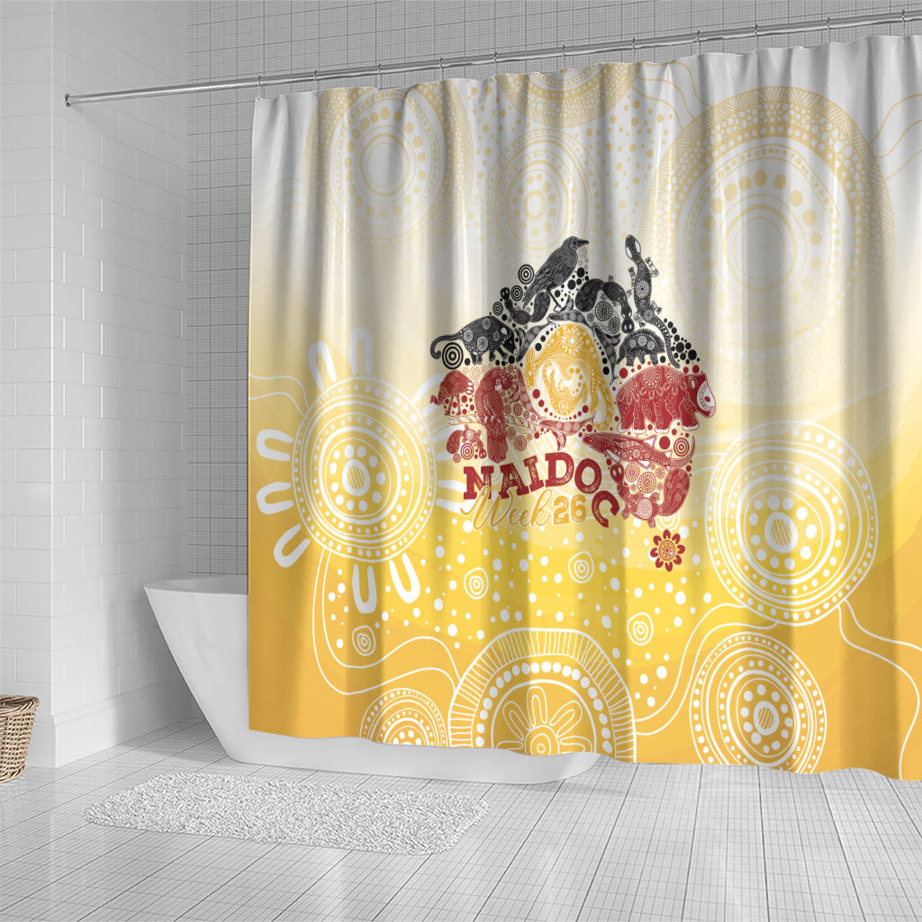 First Nations NAIDOC Week 2026 Shower Curtain Aussie Zodiacs