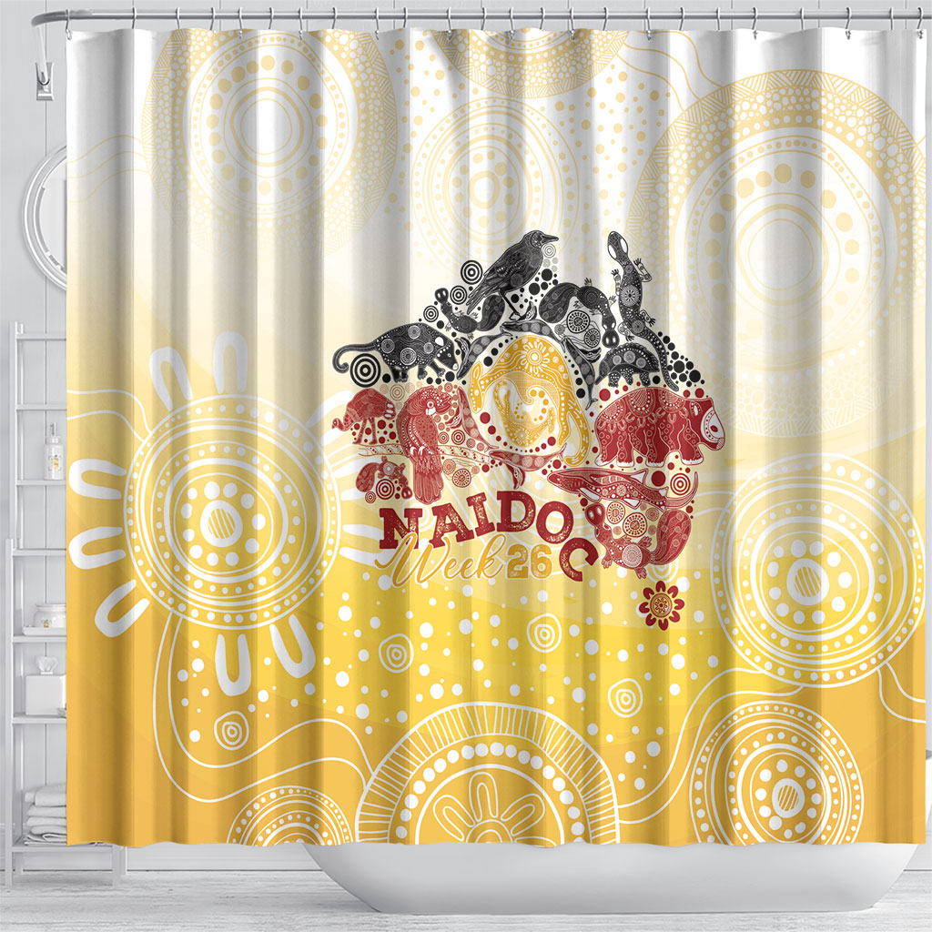 First Nations NAIDOC Week 2026 Shower Curtain Aussie Zodiacs