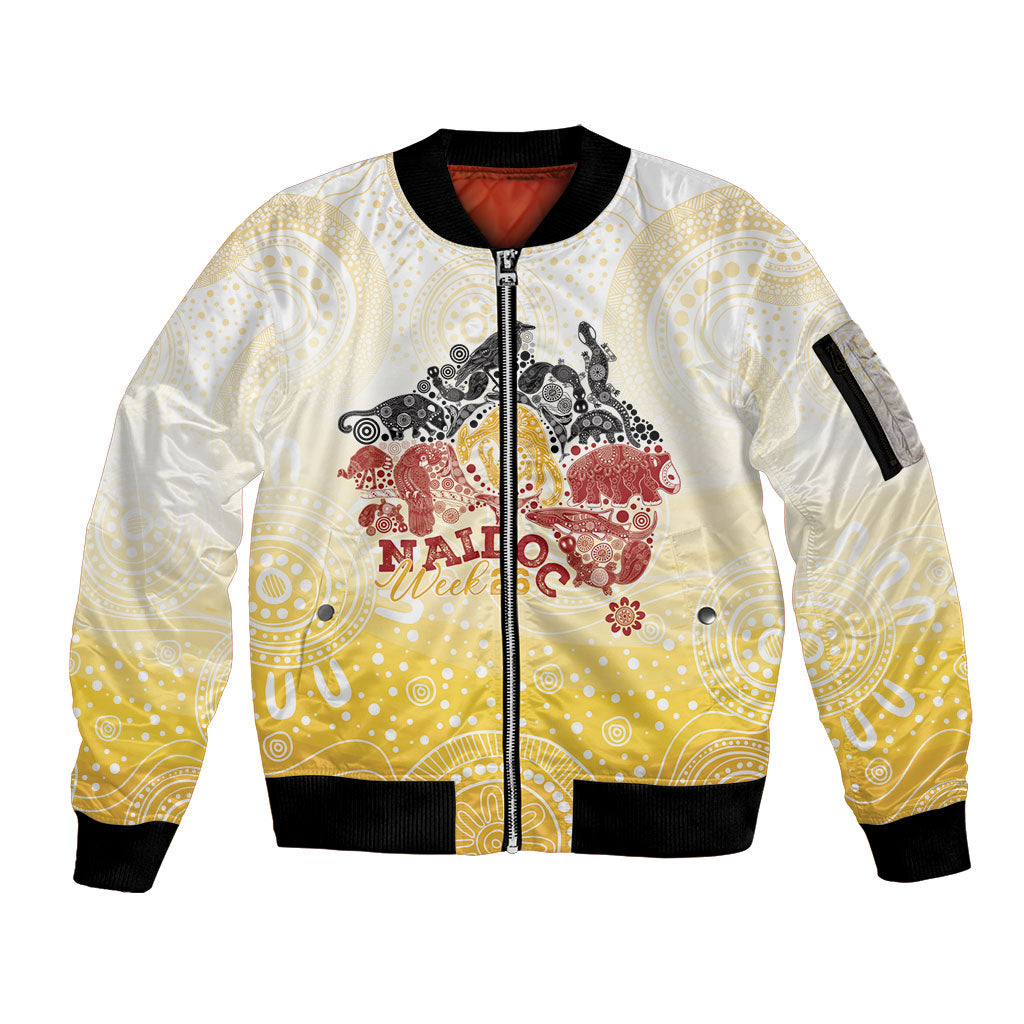 First Nations NAIDOC Week 2026 Personalized Sleeve Zip Bomber Jacket Aussie Zodiacs