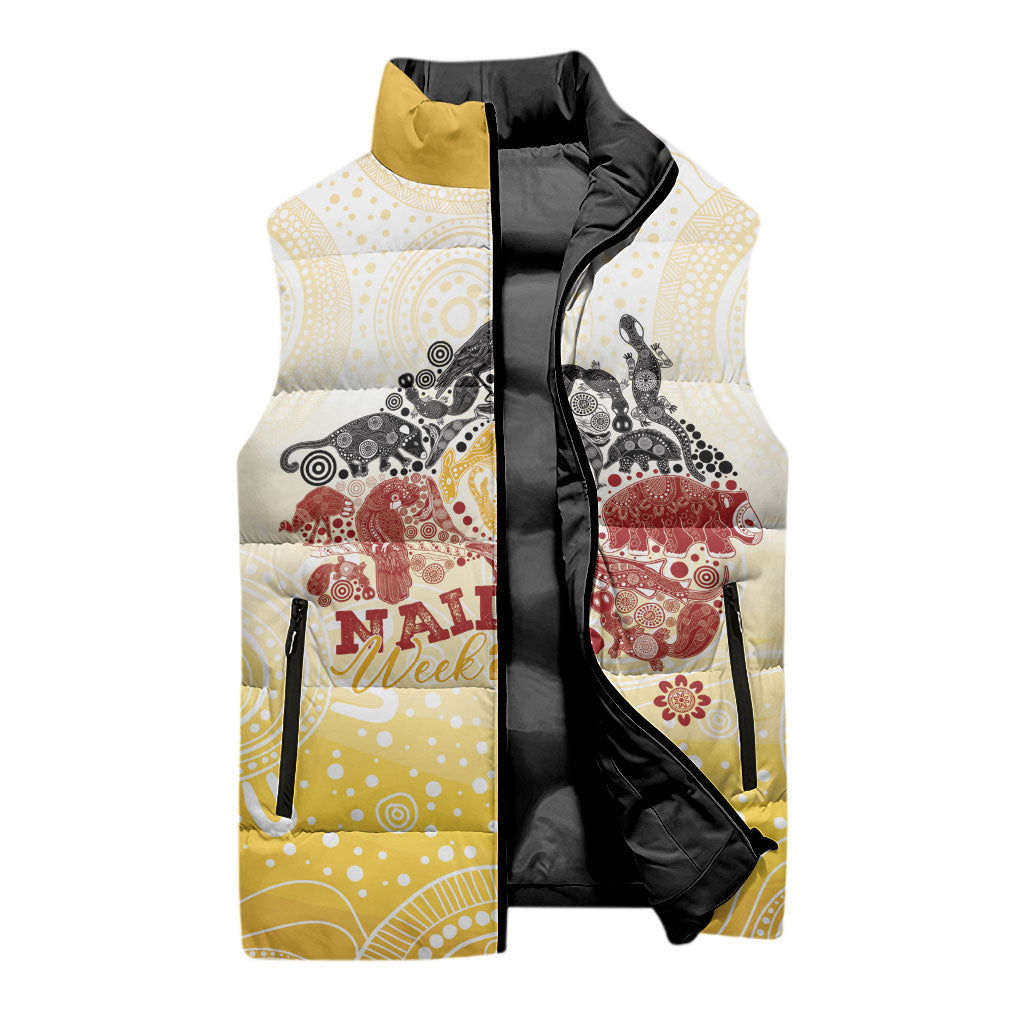 First Nations NAIDOC Week 2026 Personalized Sleeveless Puffer Jacket Aussie Zodiacs