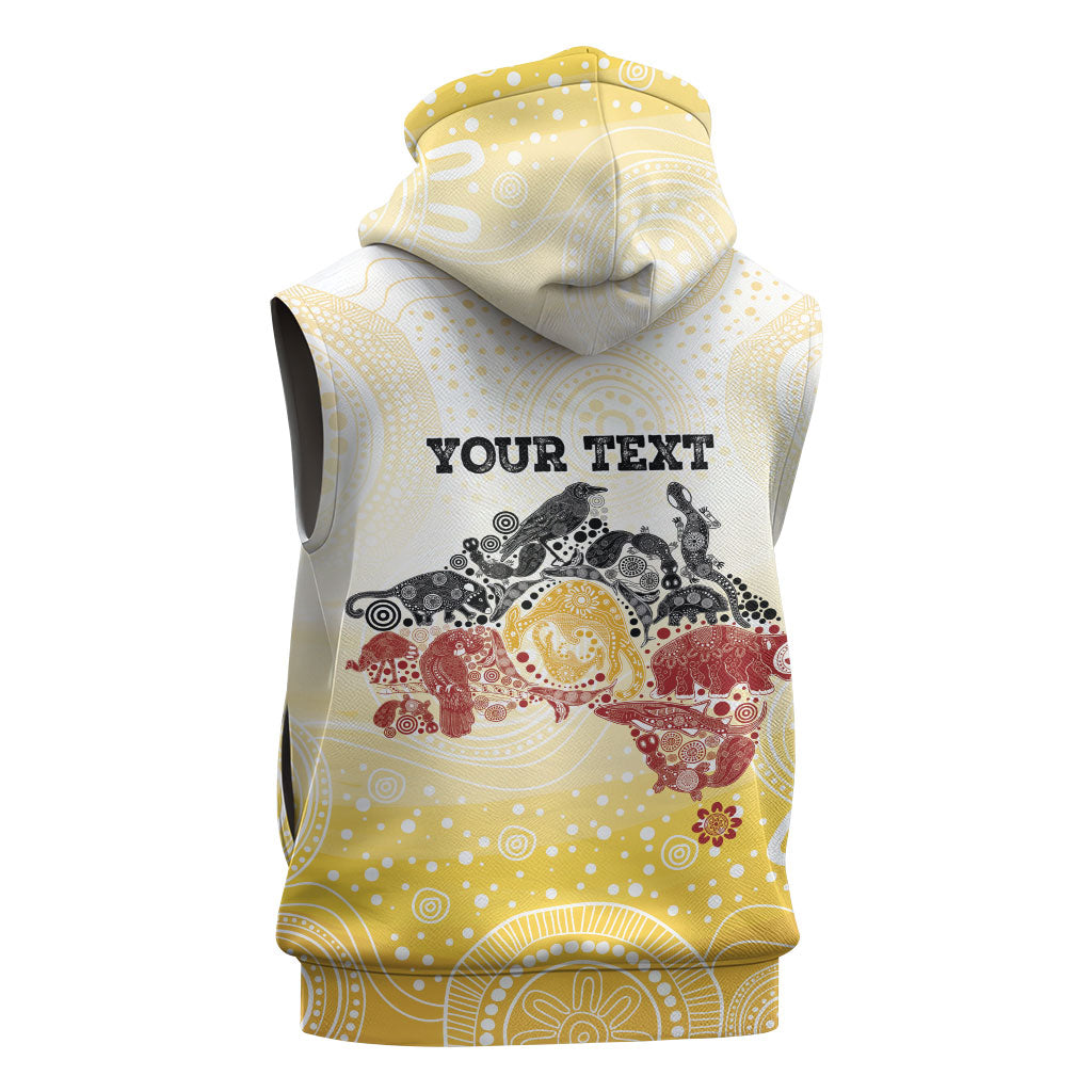 First Nations NAIDOC Week 2026 Personalized Sleeveless Zip Hoodie Aussie Zodiacs