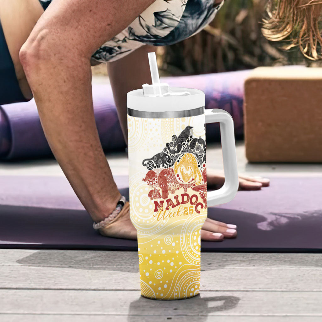 First Nations NAIDOC Week 2026 Personalized Tumbler With Handle Aussie Zodiacs