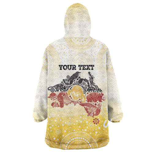 First Nations NAIDOC Week 2026 Personalized Wearable Blanket Hoodie Aussie Zodiacs
