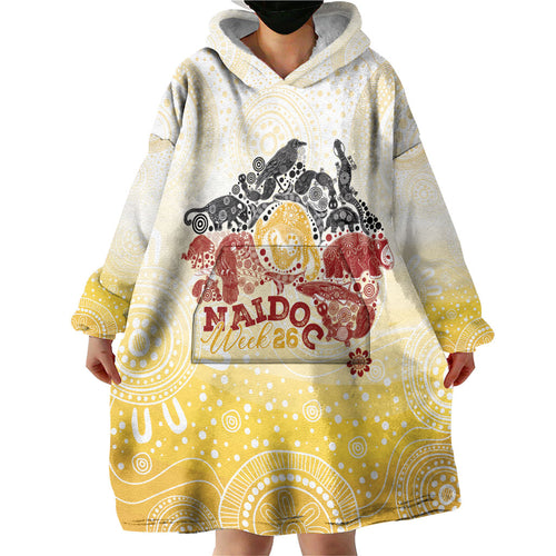 First Nations NAIDOC Week 2026 Personalized Wearable Blanket Hoodie Aussie Zodiacs