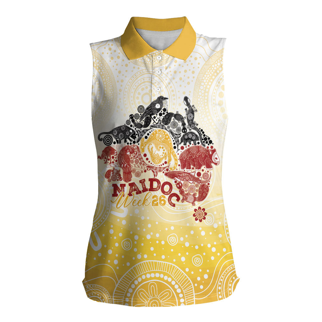 First Nations NAIDOC Week 2026 Personalized Women Sleeveless Polo Shirt Aussie Zodiacs