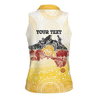 First Nations NAIDOC Week 2026 Personalized Women Sleeveless Polo Shirt Aussie Zodiacs