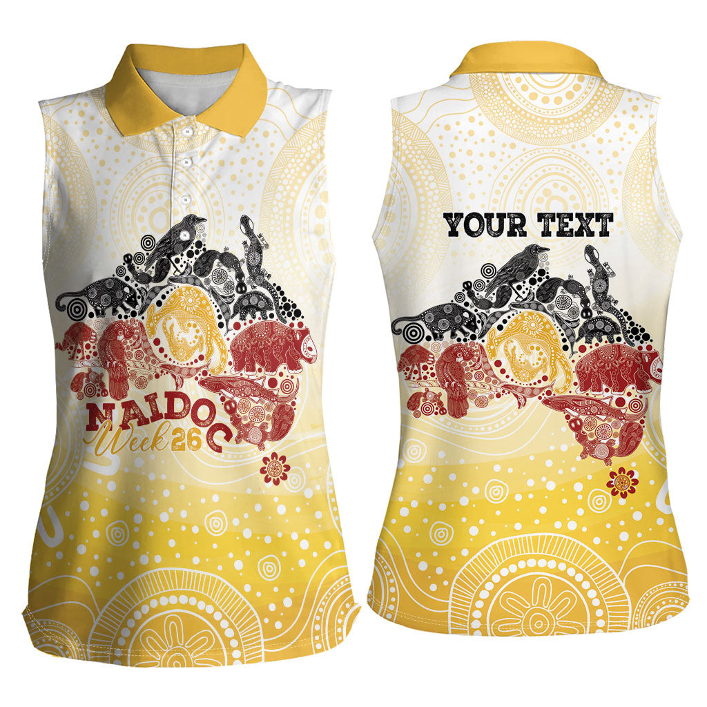 First Nations NAIDOC Week 2026 Personalized Women Sleeveless Polo Shirt Aussie Zodiacs