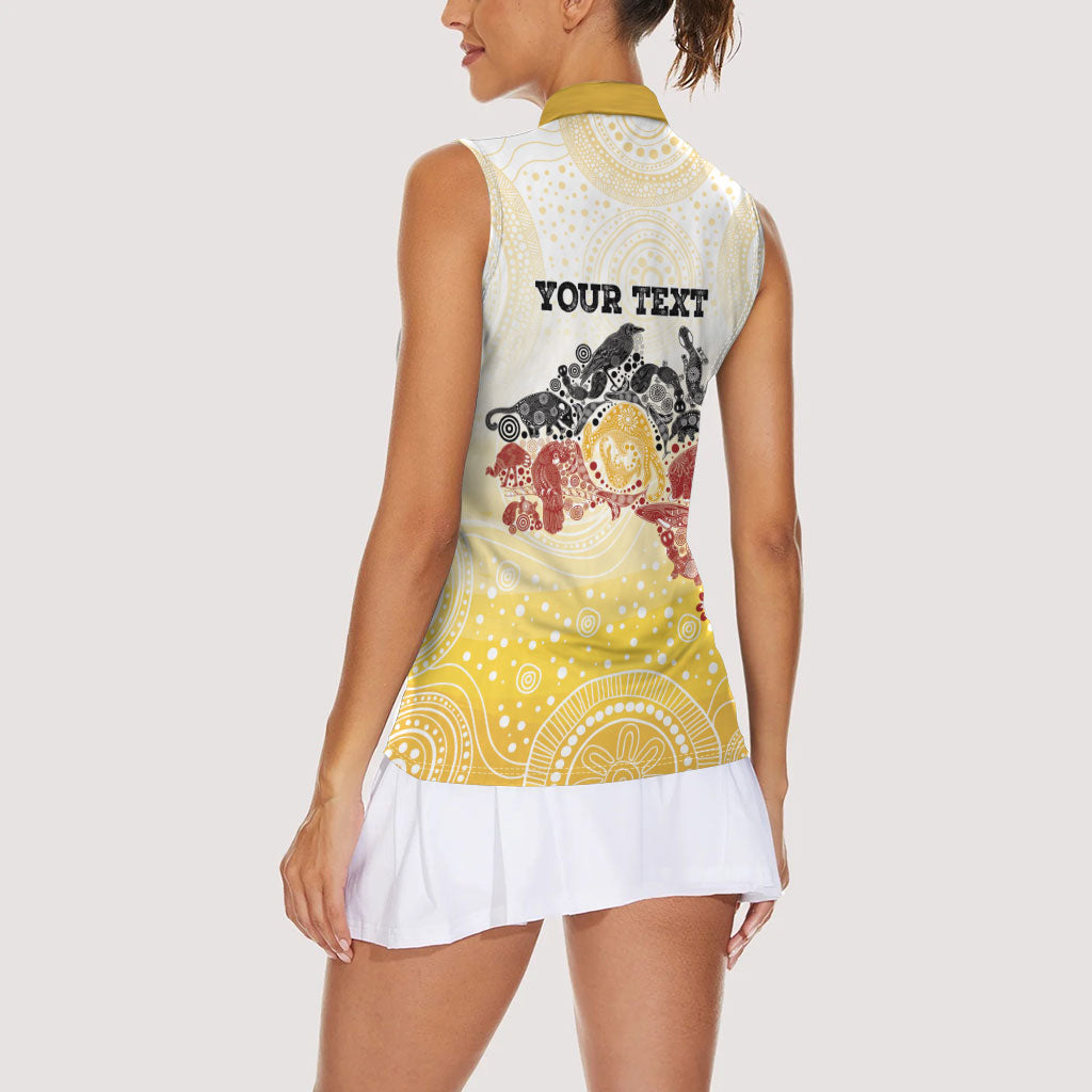 First Nations NAIDOC Week 2026 Personalized Women Sleeveless Polo Shirt Aussie Zodiacs