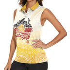 First Nations NAIDOC Week 2026 Personalized Women Sleeveless Polo Shirt Aussie Zodiacs