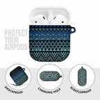 Maori Niho Taniwha Te Wheiao AirPods Case Moana Blue - Aussie Hoodie