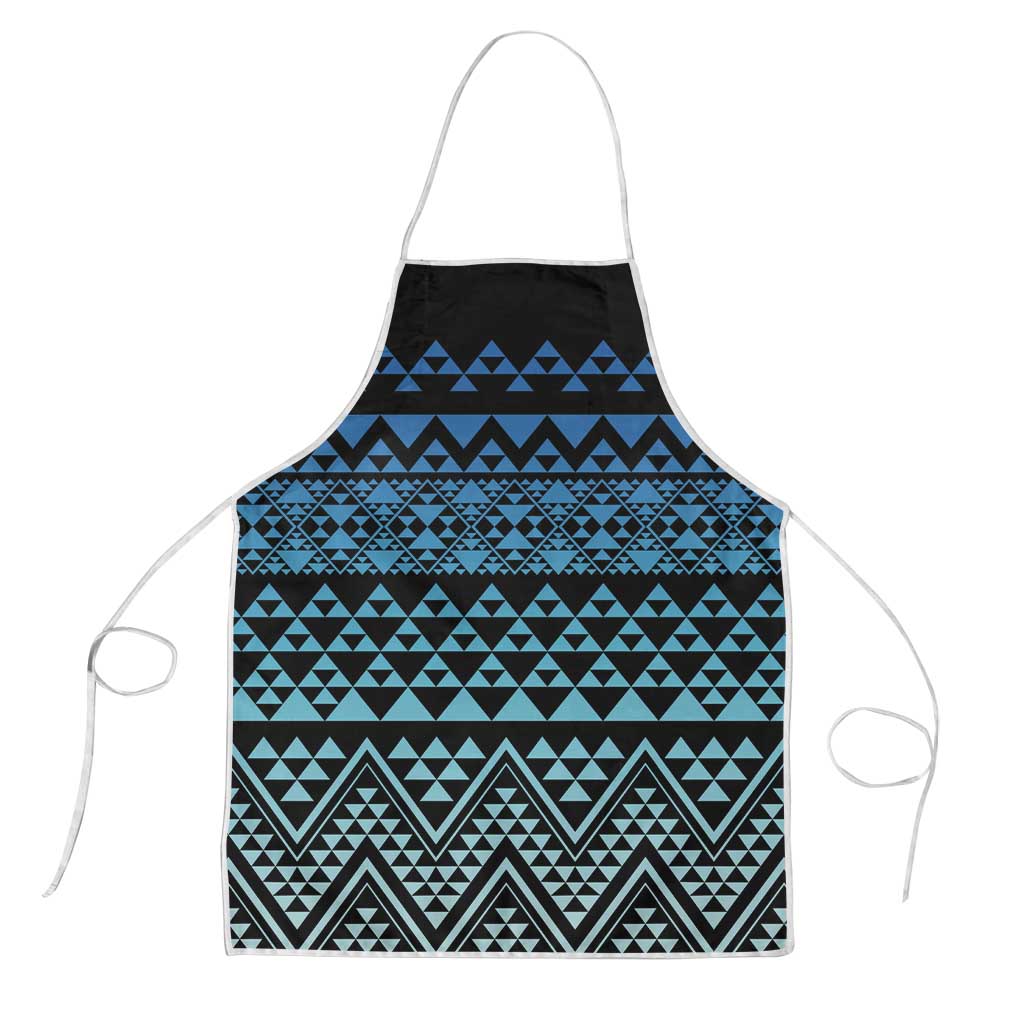 Maori Niho Taniwha Te Wheiao Apron Moana Blue - Aussie Hoodie