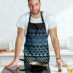 Maori Niho Taniwha Te Wheiao Apron Moana Blue - Aussie Hoodie
