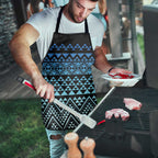 Maori Niho Taniwha Te Wheiao Apron Moana Blue - Aussie Hoodie