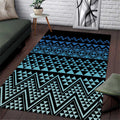 Maori Niho Taniwha Te Wheiao Area Rug Moana Blue - Aussie Hoodie