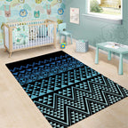 Maori Niho Taniwha Te Wheiao Area Rug Moana Blue - Aussie Hoodie