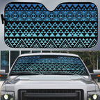 Maori Niho Taniwha Te Wheiao Auto Sun Shade Moana Blue - Aussie Hoodie