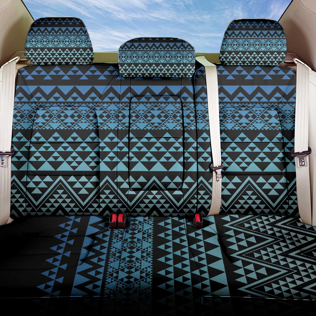 Maori Niho Taniwha Te Wheiao Back Car Seat Cover Moana Blue - Aussie Hoodie