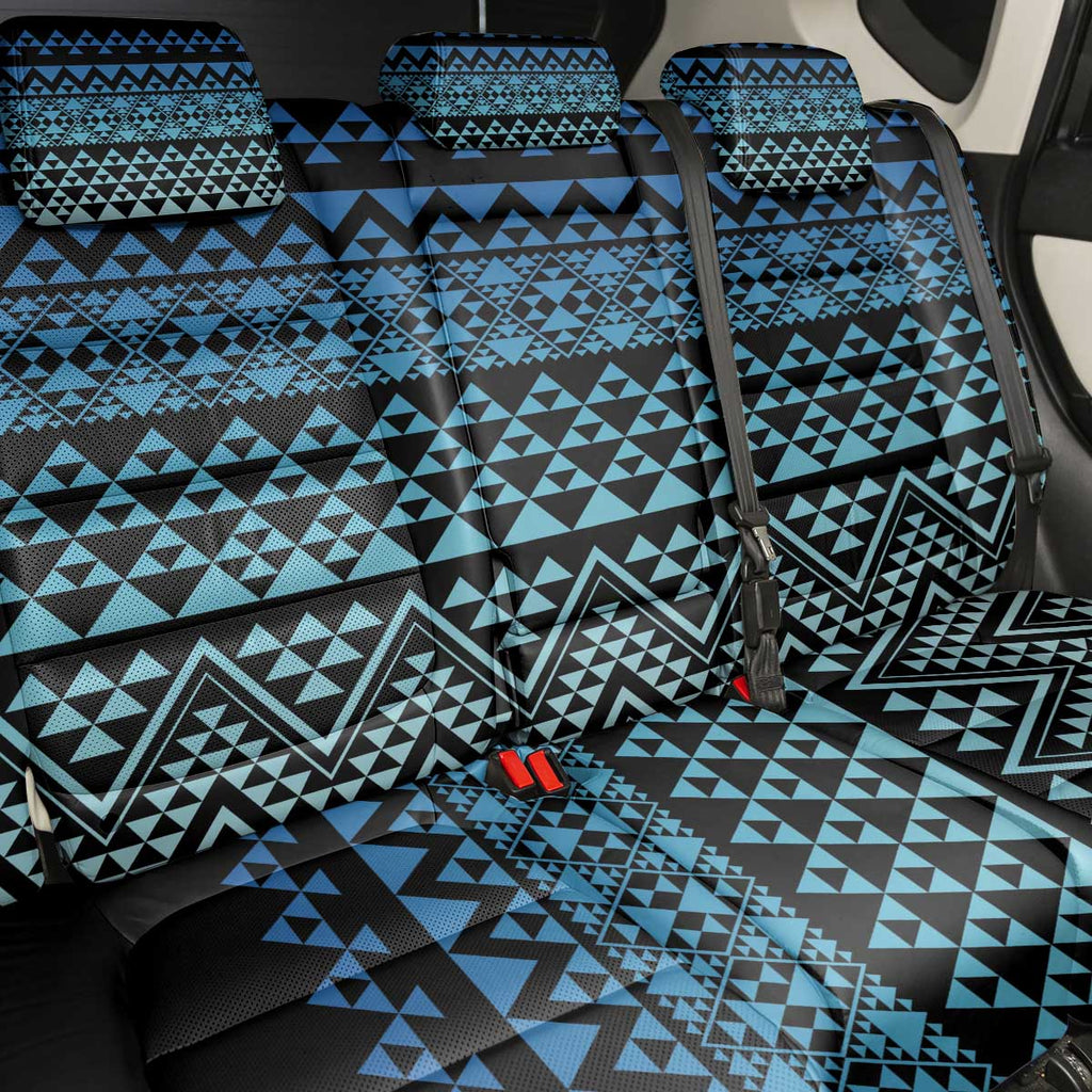 Maori Niho Taniwha Te Wheiao Back Car Seat Cover Moana Blue - Aussie Hoodie