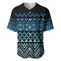Maori Niho Taniwha Te Wheiao Baseball Jersey Moana Blue - Aussie Hoodie