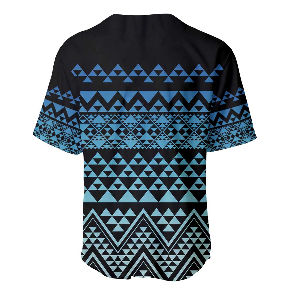 Maori Niho Taniwha Te Wheiao Baseball Jersey Moana Blue - Aussie Hoodie
