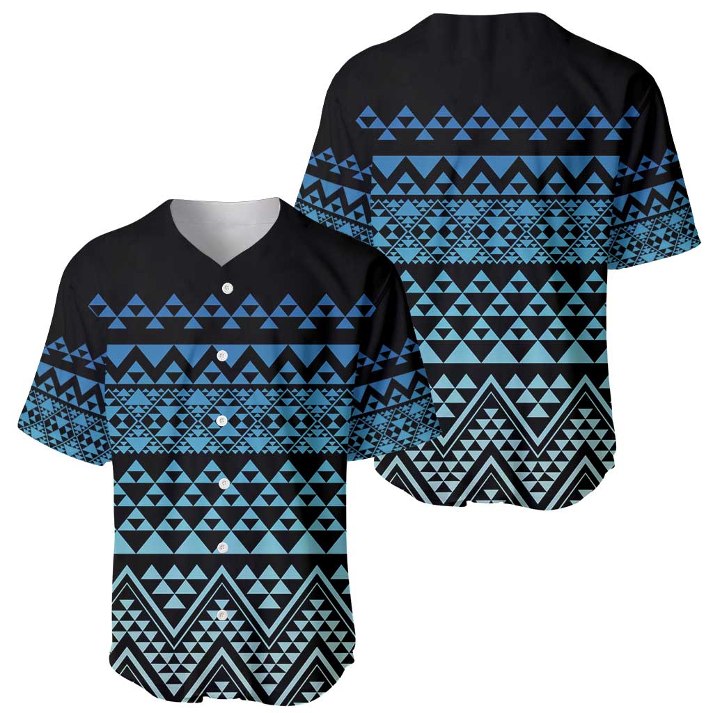 Maori Niho Taniwha Te Wheiao Baseball Jersey Moana Blue - Aussie Hoodie