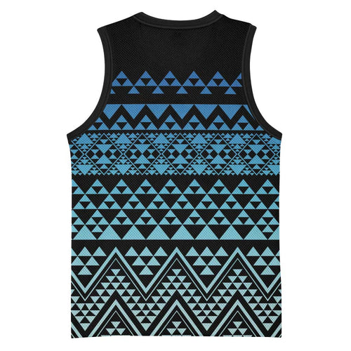 Maori Niho Taniwha Te Wheiao Basketball Jersey Moana Blue - Aussie Hoodie