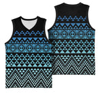 Maori Niho Taniwha Te Wheiao Basketball Jersey Moana Blue - Aussie Hoodie