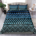 Maori Niho Taniwha Te Wheiao Bedding Set Moana Blue - Aussie Hoodie