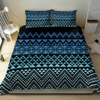 Maori Niho Taniwha Te Wheiao Bedding Set Moana Blue - Aussie Hoodie